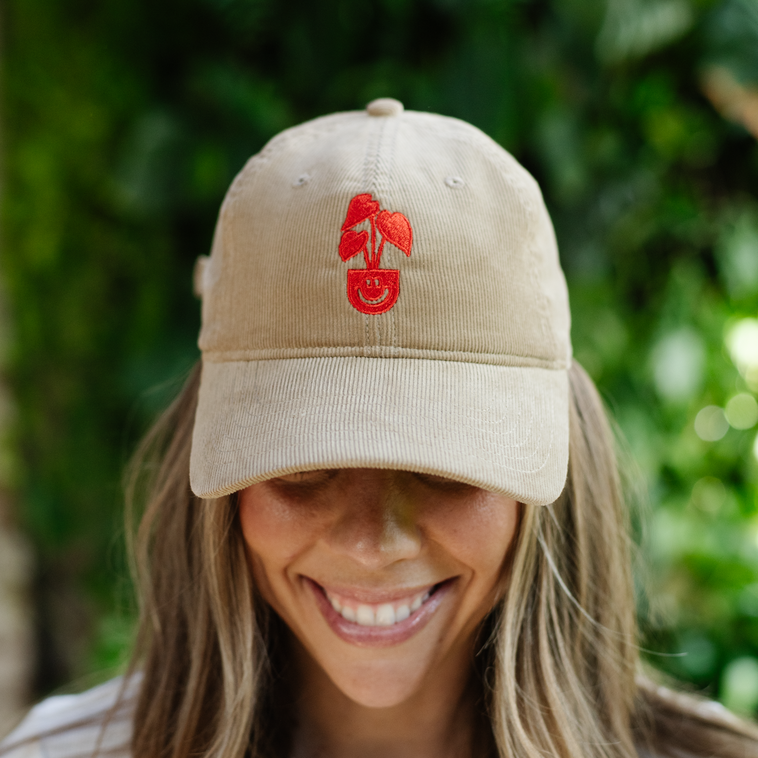 Corduroy Baseball Cap in Camel