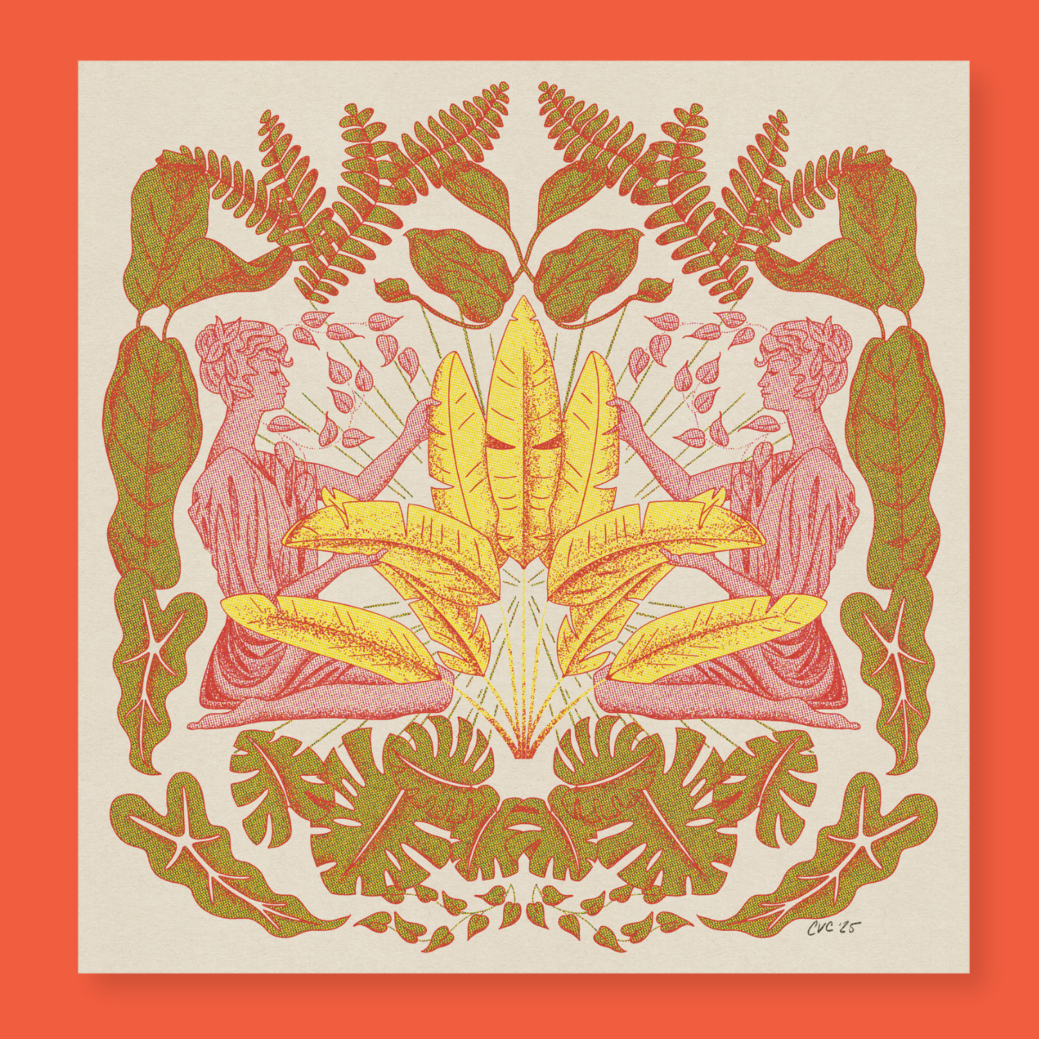 Plant Goddess Print in Daylight