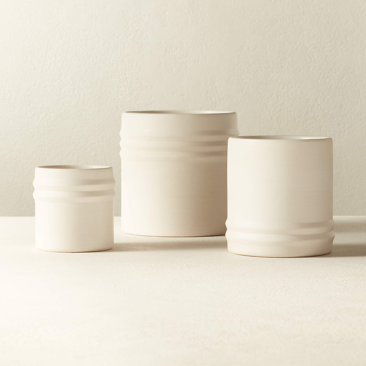 Set of 3 Ceramic Planters ($16.99)