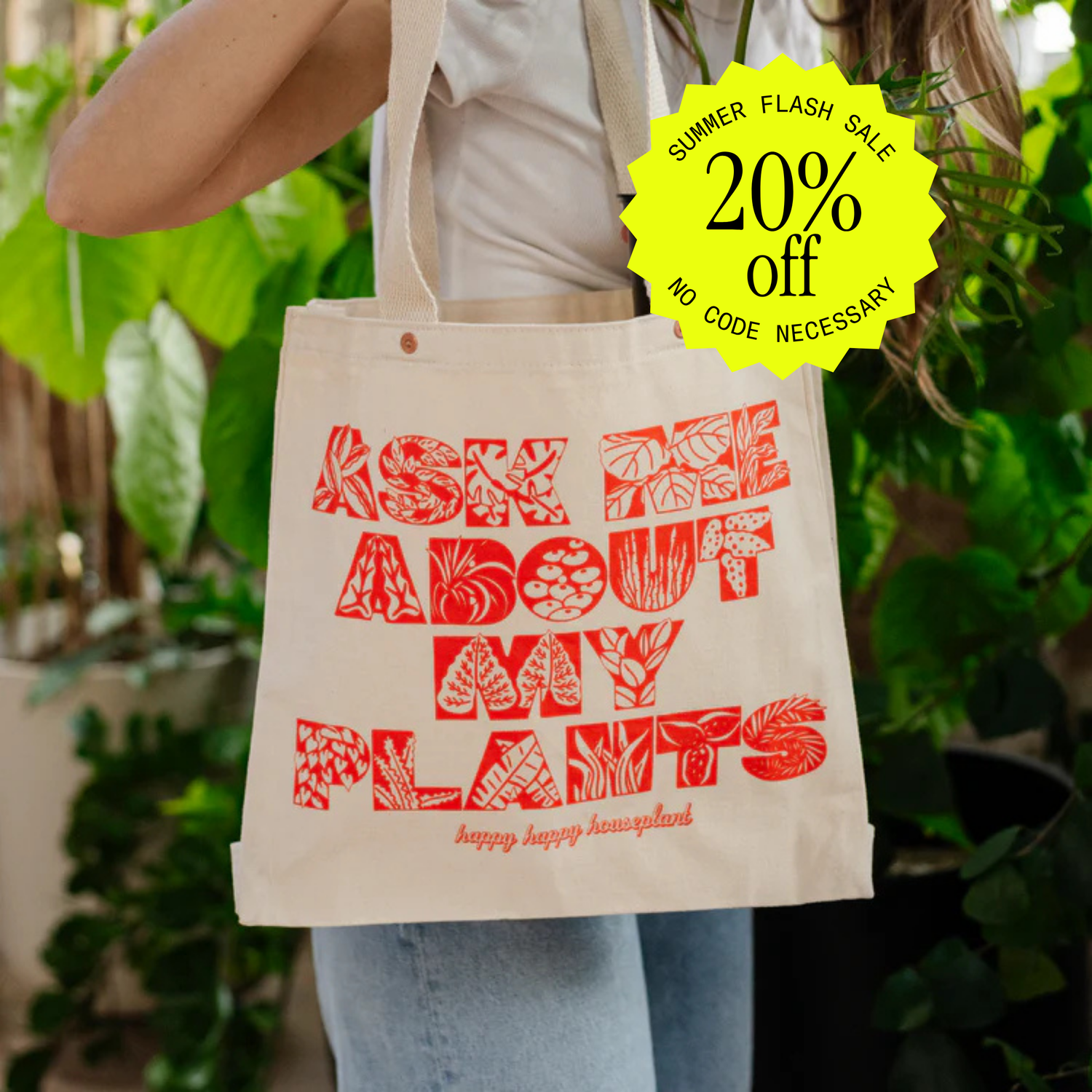 Ask Me About My Plants Tote