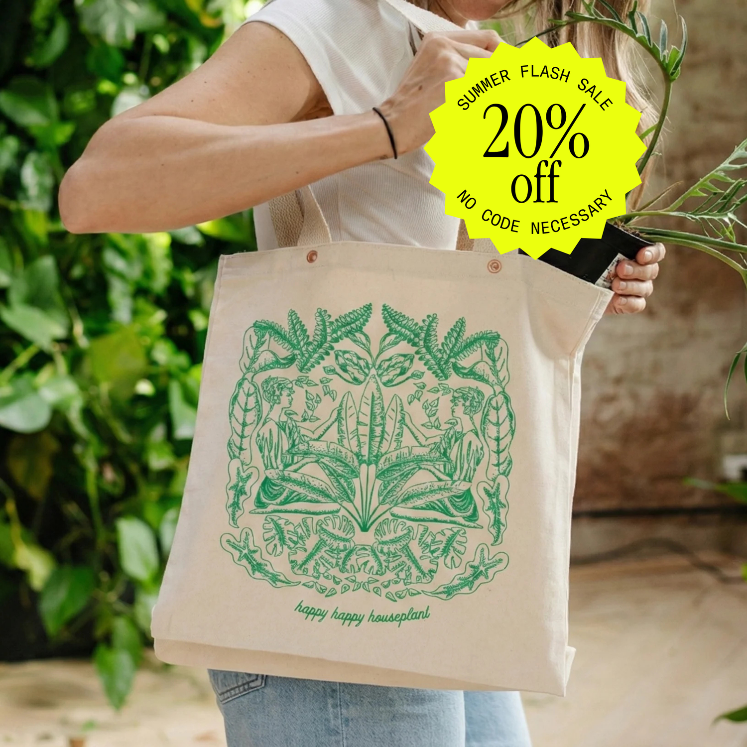 Plant Goddess Tote