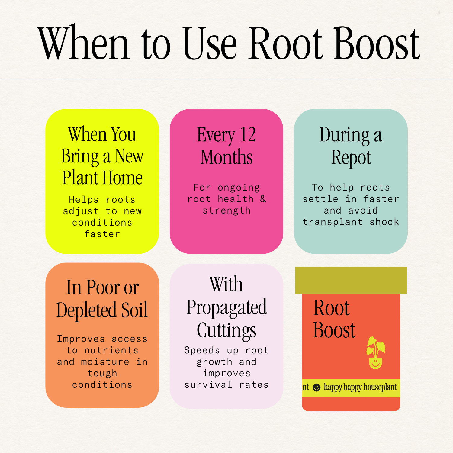 happy house plant food Root Boost