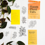 Happy Plant Tats Temporary Tattoos - Happy Happy Houseplant