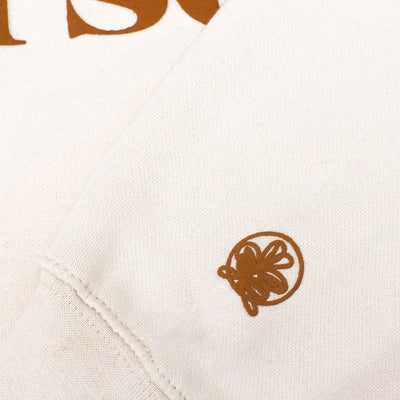 Plant Person Puff Print Pullover in Dust + Terracotta - Happy Happy Houseplant