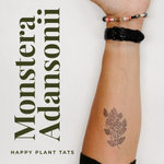 Happy Plant Tats Temporary Tattoos - Happy Happy Houseplant